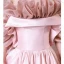 Lovely Blushing Pink Satin Ruffle Prom Dresses 2023 A-Line / Princess Strapless Sleeveless Backless Floor-Length / Long Prom Formal Dresses