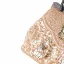Vintage / Originale Scintillantes Beige Perlage Faux Diamant Paillettes Promo Pochette 2023