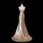 Scintillantes Sexy Doré Paillettes Robe De Soirée 2025 Trompette / Sirène Bustier Sans Manches Dos Nu Train De Balayage Soirée Robe De Ceremonie