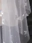 Charmant Blanche Fait main Perle Papillon Tulle Voile De Mariée 2025