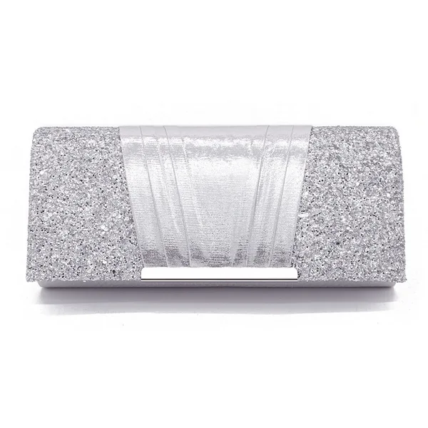 Chic / Beautiful Candy Pink Glitter Sequins Evening Party Clutch Bags 2023
