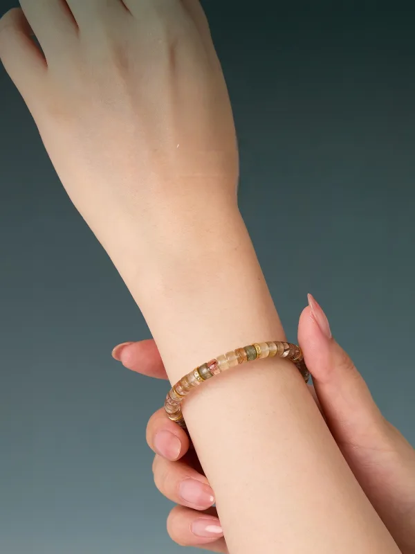 Mooie / Prachtige Multi-Kleuren Handgemaakt Natuurlijke Kristal Armbanden Accessoires 2026