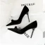 Fashion Dark Green Suede Prom Pumps 2023 10 cm Stiletto Heels Pointed Toe Pumps High Heels