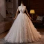 Charmant Weiß Perlenstickerei Pailletten Plissee Brautkleider / Hochzeitskleider 2024 Ballkleid Spaghettiträger Ärmellos Rückenfreies Lange Hochzeit