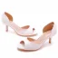 Modest / Simple White Street Wear Womens Sandals 2023 6 cm Stiletto Heels Open / Peep Toe Sandals High Heels