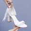Elegante Weiß Perle Knöchelriemen Sandalen Damen 2025 9 cm Thick Heels Peeptoes Hochzeit Sandaletten Hochhackige