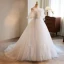 Simple Blanche Perle Noeud Robe De Mariée 2023 Princesse De l'épaule Sans Manches Dos Nu Train De Balayage Mariage