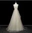 Chic / Belle Vert Cendré Perlage Paillettes Appliques Robe De Bal 2026 Princesse De l'épaule Manches Courtes Dos Nu Longue Robe De Ceremonie