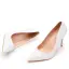 Schöne Weiß Büro OL Pumps 2023 11 cm Stilettos Spitzschuh Pumps Hochhackige