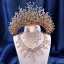 Sparkly Silver Handmade  Rhinestone Bridal Hair Accessories 2023 Alloy Wedding
