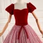Schöne Rot Ballkleider 2023 Off Shoulder Ballkleid Kurze Ärmel Rückenfreies Schleife Stoffgürtel Lange Ball Festliche Kleider