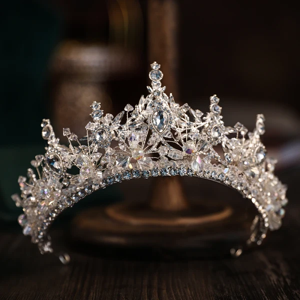 Bling Bling Blanche Cristal Alliage Accessoire Cheveux Mariage 2024 Mariage