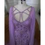 Haut de Gamme Scintillantes Lilas Paillettes Robe De Bal 2024 Trompette / Sirène Bretelles Spaghetti Sans Manches Dos Nu Train De Balayage Promo Robe De Ceremonie