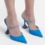 Fashion Silver Evening Party Rhinestone Womens Sandals 2022 9 cm Stiletto Heels Pointed Toe Womens Shoes High Heels
