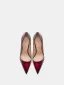 Mode Bordeaux Lakleer Gala Pumps 2025 10 cm Naaldhakken / Stiletto Spitse Neus Pumps Hoge Hakken