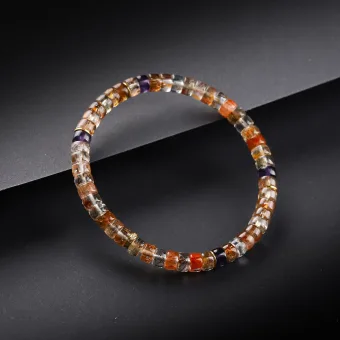 Chic Beautiful Multi Colors Handmade Natural Crystal Bracelet 2026 Accessories