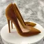 Mooie / Prachtige Bruin Suede Gala Pumps 2025 12 cm Naaldhakken / Stiletto Spitse Neus Pumps Hoge Hakken