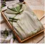 Chinese style Sage Green Printing Summer Tea-length Cheongsam 2024 Trumpet / Mermaid High Neck Short Sleeve