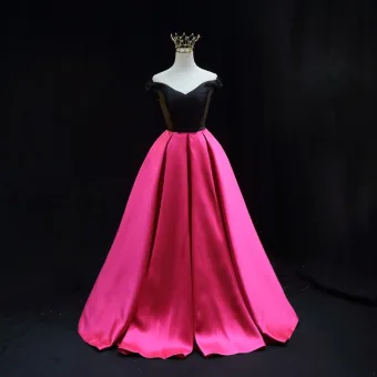 Vintage Retro Fuchsia Prom Dresses 2025 Ball Gown Strapless Sleeveless Backless Floor Length Long Prom Formal Dresses