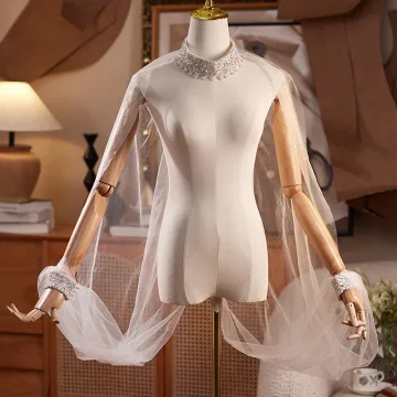 Charming White Handmade Rhinestone Prom Shawl 2025