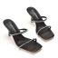 Sexy White Rhinestone Cocktail Party Womens Sandals 2022 7 cm Stiletto Heels Open / Peep Toe Sandals High Heels
