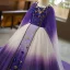 Vintage Violett Perle Pailletten Geburtstag Mit Umhang Blumenmädchenkleider 2025 Ballkleid Rundhalsausschnitt Kurze Ärmel Rückenfreies Lange