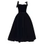 Sexy Noire de retour Robe De Graduation 2022 Princesse Bretelles Spaghetti Sans Manches Dos Nu Ceinture Thé Longueur Robe De Ceremonie