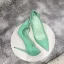 Fashion Mint Green Evening Party Pumps 2022 Patent Leather 12 cm Stiletto Heels Pointed Toe Pumps High Heels