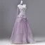 Flower Fairy Lavender Appliques Sequins Prom Dresses 2026 Ball Gown Strapless Sleeveless Backless Floor-Length / Long Formal Dresses