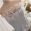Vintage / Retro Quinceañera Grey Cascading Ruffles Ruffle Prom Dresses 2024 Ball Gown Strapless Sleeveless Backless Sweep Train Prom Formal Dresses