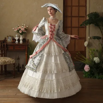 Vintage Retro Medieval Gothic White Bow Lace Flower Prom Dresses 2024 Ball Gown Square Neckline Bell Sleeves Floor Length Long Prom Formal Dresses