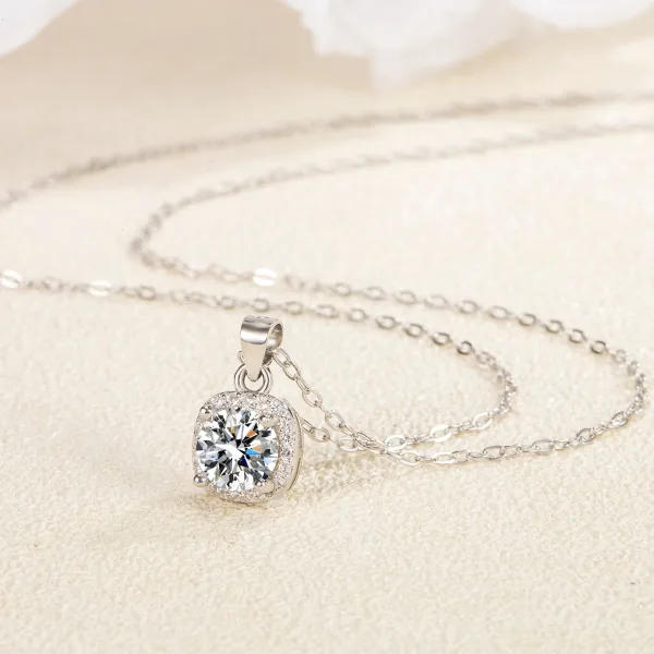 Sjarmerende Sølv Sterling Sølv Rhinestone Halskjeder Tilbehør 2023