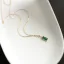 Vintage / Retro Prom Green Zircon Sterling Silver Necklaces Accessories