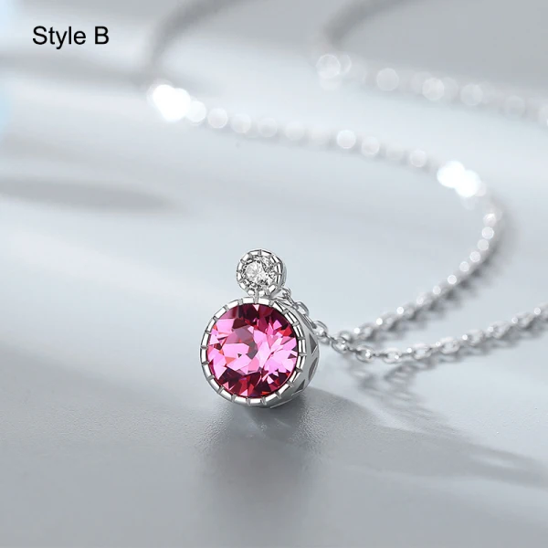 Charming Sky Blue Crystal Sterling Silver Evening Party Necklaces Bracelets 2023 Accessories