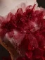 Chic / Belle Bordeaux Perlage Paillettes Robe De Bal 2024 Robe Boule Bustier Sans Manches Dos Nu Longue Promo Robe De Ceremonie