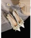 Élégant Blanche Cuir Appliques Chaussure De Mariée 2023 8 cm Talons Épais À Bout Pointu Mariage Escarpins Talons Hauts
