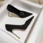 Mode Gris Daim Bureau OL Escarpins 2024 12 cm Talons Aiguilles À Bout Pointu Escarpins Talons Hauts
