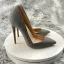 Mooie / Prachtige Bruin Suede Gala Pumps 2025 12 cm Naaldhakken / Stiletto Spitse Neus Pumps Hoge Hakken