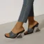 Transparent Mint Green Street Wear Rhinestone Womens Sandals 2022 9 cm Stiletto Heels Crystal High Heels Open / Peep Toe Sandals
