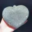 Charmant Rouge Forme de coeur Faux Diamant Pochette 2022 Métal Cocktail