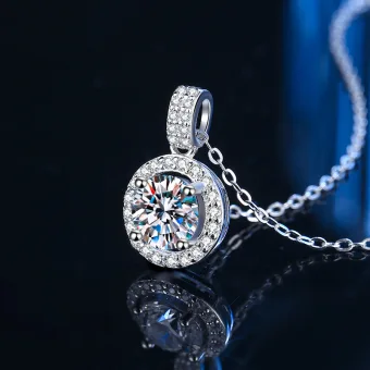 Modest Simple Silver Sterling Silver Rhinestone Necklaces Accessories 2023