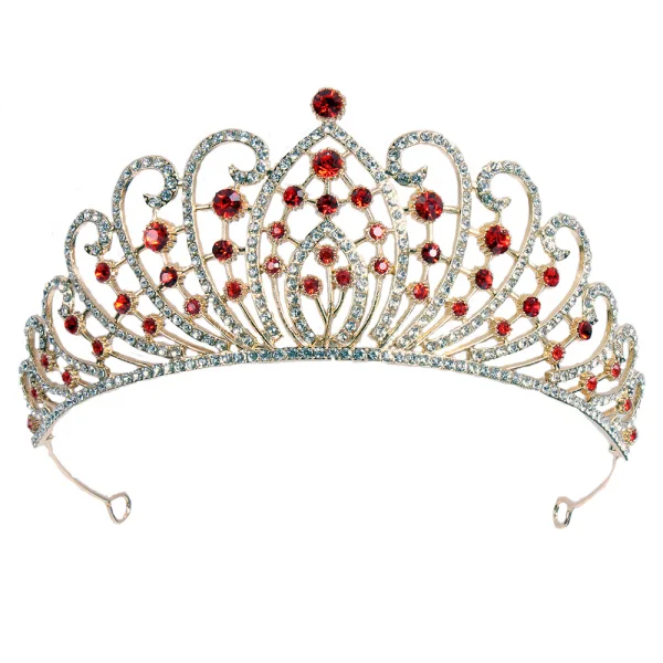 Chic / Belle Faux Diamant Multi-Couleurs Mariage Tiare Accessoire Cheveux Mariage Alliage 2022