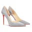 Charmant Argenté Soirée Escarpins 2026 Cuir 12 cm Talons Aiguilles À Bout Pointu Escarpins Talons Hauts