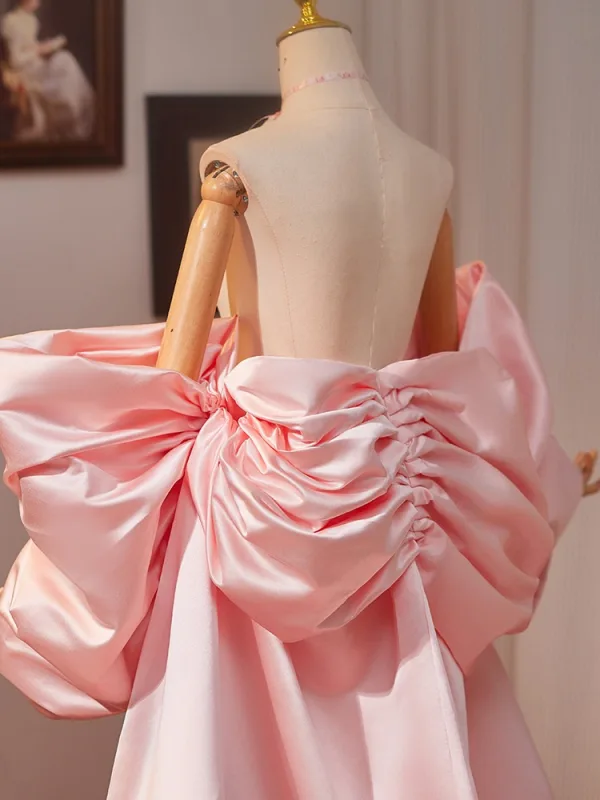 Ovanlig Godis Rosa Bal Satin sjal Jackor & Omslag 2024