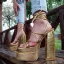 Unique Noire Cocktail Sandales Femme 2022 Bride Cheville 14 cm Talons Épais Peep Toes / Bout Ouvert Sandales Femme Talons Hauts