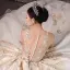 Vintage / Originale Charmant Blanche Faux Diamant Mariage Accessoire Cheveux Mariage Tiare 2022 Zircon Alliage Tiare