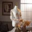 Élégant Blanche Fait main En Dentelle Fleur Mariage Gants Mariage 2026 Tulle