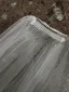 Luxury / Gorgeous White Handmade  Appliques Chapel Train 3.5 m Wedding Veils 2025