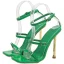 Sexy Noire Cocktail Sandales Femme 2022 11 cm Bride Cheville Talons Aiguilles Peep Toes / Bout Ouvert Sandales Talons Hauts