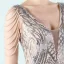 Sparkly Black Sequins Evening Dresses 2022 Trumpet / Mermaid V-Neck Beading Sleeveless Floor-Length / Long Evening Party Formal Dresses